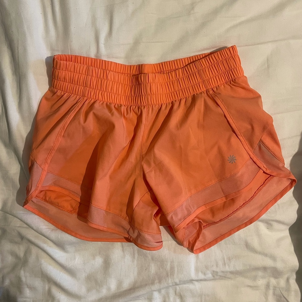 Athleta Mesh Runner Race Short Island Coral XXS